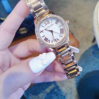SALE BỎ MẪU ĐỒNG HỒ NỮ THỜI TRANG MICHAEL K MẶT BẦU SỐ LA MÃ