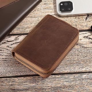 💰Thưởng 14.5k💰Ví thẻ nam da bò thật K044