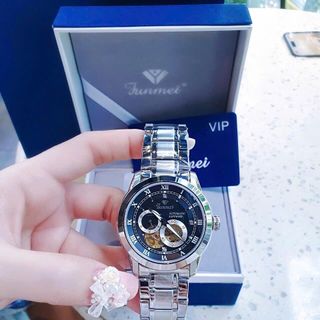 ĐỒNG HỒ NAM CHÍNH HÃNG FUNMEI CƠ TỰ ĐỘNG TRÒN FULLBOX TEM HÃNG