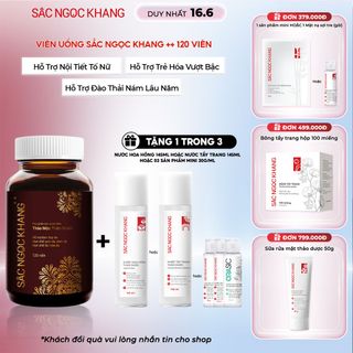 Viên Uống Sắc Ngọc Khang ++ [Hộp 120 Viên] Tặng 1 Trong 2 Món Bất Kỳ