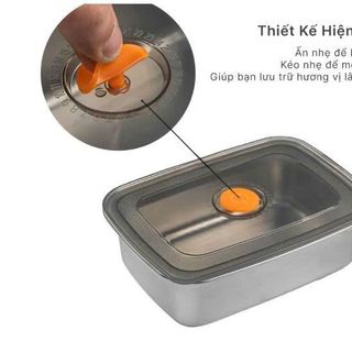 HỘP ĐỰNG THỰC PHẨM INOX 304 1200ML