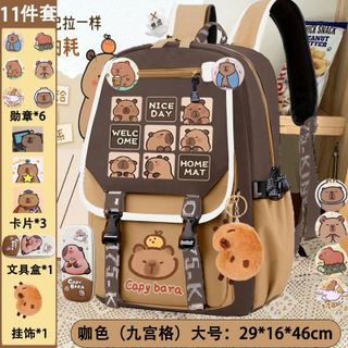 BALO HỌC SINH CAPYBARA CHỐNG THẤM SIÊU HOT CHO BÉ TRAI GÁI WH814 - WINNIE HOUSE