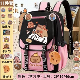 BALO HỌC SINH CAPYBARA CHỐNG THẤM SIÊU HOT CHO BÉ TRAI GÁI WH814 - WINNIE HOUSE