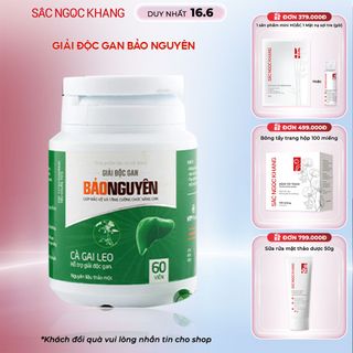 Viên Uống Giải Độc Gan Bảo Nguyên [Hộp 60 Viên]