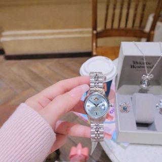 SET ĐỒNG HỒ CAO CẤP VIVIEN CAMBERWELL TRỌN BỘ TRANG SỨC MẶT XANH