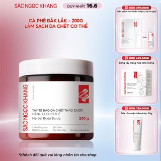 Tẩy Tế Bào Chết Cà Phê Cho Cơ Thể [Hộp 200g]