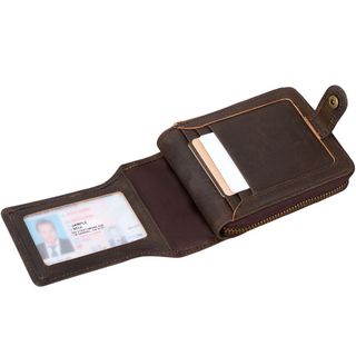Ví ngắn nam da bò thật 9534