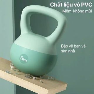 Tạ ấm mềm 2,5kg 4kg 5kg 6kg 8kg tập gym tại nhà. Tạ bình vôi quai xách tập squat hông cánh tay mông đùi chống đẩy