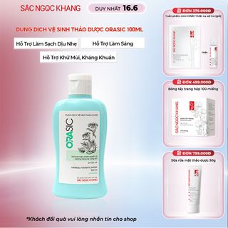 Dung Dịch Vệ Sinh Thảo Dược Orasic [Chai 100ml]