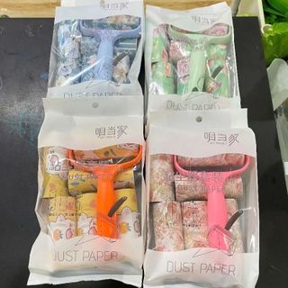Set Lăn Bụi Kèm 6 Lõi Thay Thế Giúp Làm Sạch Quần Áo, Ga Giường, Sofa, Lông Chó Mèo - Set lăn bụi 6 lõi giá sỉ