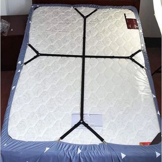 Set 2 dây kẹp giữ cố định ga giường, kẹp drap 2 dây chéo 8 kẹp siêu tiện dụng - Set 2 dây cố định ga giường giá sỉ