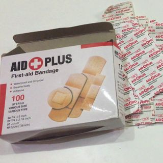 Băng dán Y Tế Hộp 100 Miếng, băng keo Y Tế Cá Nhân Dán Vết Thương Tiện Dụng - Băng dán y tế giá sỉ