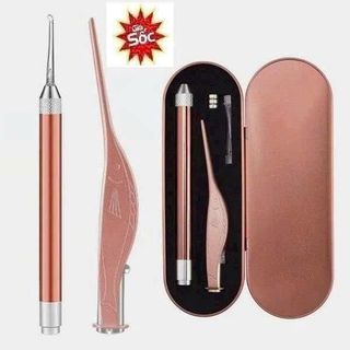 BỘ DỤNG CỤ LẤY RÁY TAI CÓ ĐÈN CAO CẤP