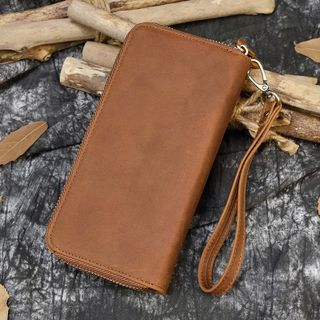 Ví cầm tay nam da bò thật C1008