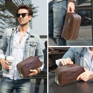 Ví cầm tay nam da bò thật MC1033