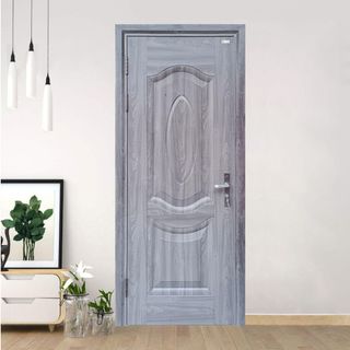Cửa thép vân gỗ KG-1.07