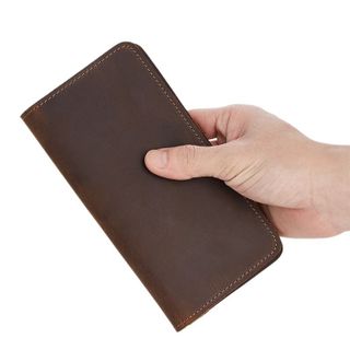 Ví cầm tay nam da bò thật 2043