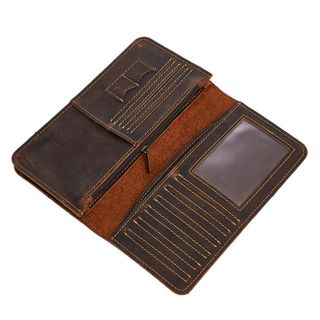 Ví cầm tay nam da bò thật 2043