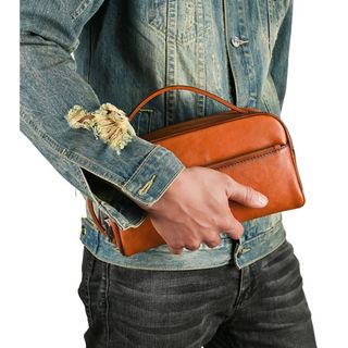 Ví cầm tay nam da bò thật 31187