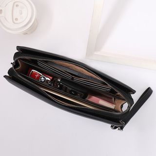 Ví cầm tay nam da bò thật SN1036