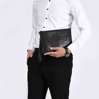 Ví cầm tay nam da bò thật SE8023