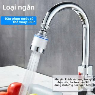 ĐẦU LỌC NƯỚC TẠI VÒI TĂNG ÁP XOAY 360 ĐỘ
