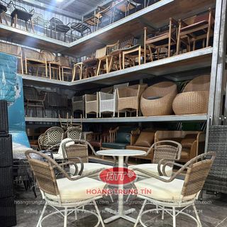 Ghế mây nhựa cafe Decor cao cấp