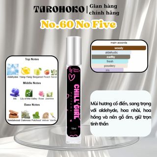 No.60 No FIve Chill Girl - Nước hoa nữ 10ml - 30ml siêu hot hit - Tarohoko
