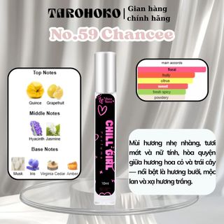 No.59 Chancee Pink Chill Girl - Nước hoa nữ 10ml - 30ml siêu hot hit - Tarohoko