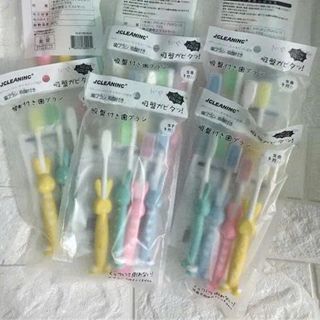 SET 4 BÀN CHẢI ĐÁNH RĂNG LÔNG MỀM CHO BÉ