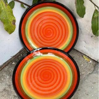 SET 10 ĐĨA SỨ 8 INCH CẦU VÒNG CAO CẤP