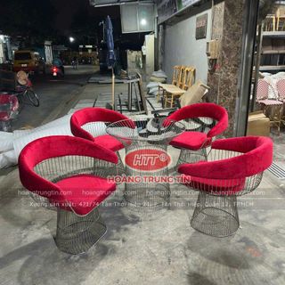 Ghế cafe nhà hàng cao cấp giá rẻ ghế inox 304 bọc nệm theo yêu cầu