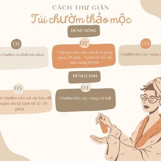 Túi Chườm Thảo Mộc Đa Năng Nóng Lạnh Yên Care – Giảm Đau Mỏi Vai Gáy, Đau Bụng Kinh, Mỏi Mắt
