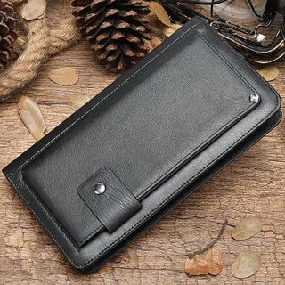 Ví cầm tay nam da bò sáp cao cấp 9019