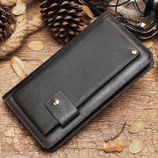 Ví cầm tay nam da bò sáp cao cấp 9019