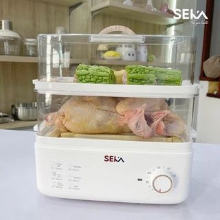 NỒI HẤP ĐIỆN 2 TẦNG 6in1 SEKA SK6610 CAO CẤP