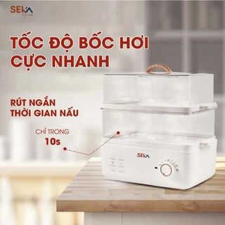NỒI HẤP ĐIỆN 2 TẦNG 6in1 SEKA SK6610 CAO CẤP