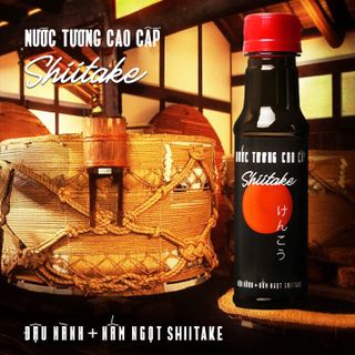 [125ML] NƯỚC TƯƠNG CAO CẤP SHIITAKE CHAI NHỰA 125ML - LÀNG CHÀI XƯA