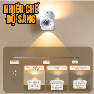 ĐÈN NGỦ KHÔNG DÂY GẮN NAM CHÂM