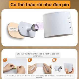 ĐÈN NGỦ KHÔNG DÂY GẮN NAM CHÂM