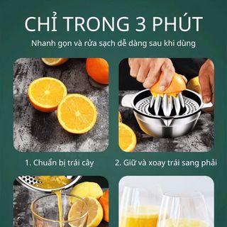 DỤNG CỤ VẮT CAM INOX