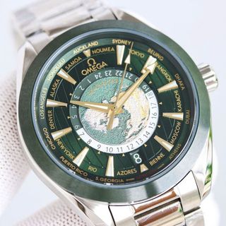 * Hàng Trung cấp * . omega mặt bản đồ . Size 40mm . Thép 904L , chống nước chống xước