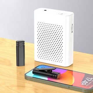 Bộ Mic Trợ Giảng S56 Không Dây Kẹp Áo kiem Loa Khuếch Đại Âm Thanh Cho Giáo Viên, Hướng Dẫn Viên, Hội Nghị (JA OFFICIAL STORE)