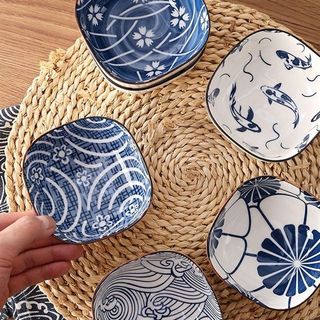 Bát gia vị họa tiết Nhật cổ