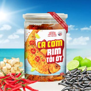 CÁ CƠM RIM TỎI ỚT LÀNG CHÀI XƯA LOẠI 1 ĐẶC BIỆT TẨM ƯỚP THƠM NGON 300 NĂM TRUYỀN THỐNG HỦ 200G