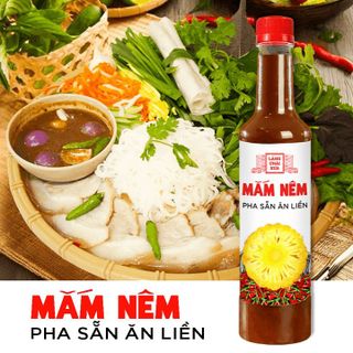 [THÙNG 6 CHAI NHỰA 650G] MẮM NÊM PHA SẴN ĂN LIỀN LÀNG CHÀI XƯA, NGUYÊN LIỆU TƯƠI, THƠM NGON ĐẶC BIỆT, CHAI NHỰA 650G