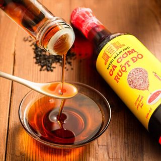 [KF] THÙNG 6 CHAI NƯỚC MẮM NHỈ CÁ CƠM RUỘT ĐỎ LÀNG CHÀI XƯA 500ML/CHAI THỦY TINH CÁ VÀNG NGON VÙNG NƯỚC TRỒI 300 NĂM TRUYỀN THỐNG