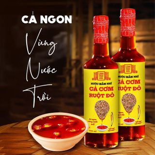 [KF] THÙNG 6 CHAI NƯỚC MẮM NHỈ CÁ CƠM RUỘT ĐỎ LÀNG CHÀI XƯA 500ML/CHAI THỦY TINH CÁ VÀNG NGON VÙNG NƯỚC TRỒI 300 NĂM TRUYỀN THỐNG