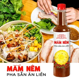 [CHAI NHỰA 650G] MẮM NÊM PHA SẴN ĂN LIỀN LÀNG CHÀI XƯA, NGUYÊN LIỆU TƯƠI, THƠM NGON ĐẶC BIỆT
