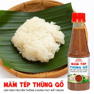 MẮM TÉP THÙNG GỖ LÀNG CHÀI XƯA CHƯNG THỊT RẤT NGON, LÊN MEN TRUYỀN THỐNG CHAI 260G